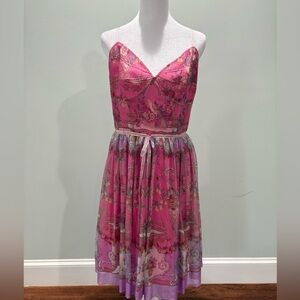 ECI New York Elegant Silver and Pink Women's